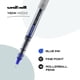 thumbnail image 2 of Bolígrafos Rollerball con aguja Uni-Ball Vision de 0,7 mm, color azul fino, 12 unidades, 2 of 6