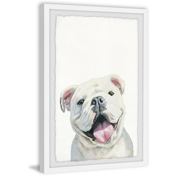 Marmont Hill "Bare White" Framed Painting Art Print