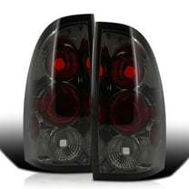 Spec-D Tuning Smoke Lens Tail Lights Compatible with 2005-2008 Toyota Tacoma, Left   Right Pair Assembly