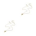 thumbnail image 1 of Minnieouse Women Necklace Party Collarbone Chain Pendant Choker Mother Exquisite Gift Engagement Wife Steel Jewelry Sister Stainless Type1 NO1 Minnieouse CBP312433, 1 of 6