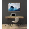 thumbnail image 5 of Kate and Laurel Sylvie Arctic Ocean Glaciers Framed Canvas Wall Art by The Creative Bunch Studio, 28x38 Natural, Oversized Landscape Photograph Wall Décor, 5 of 6