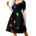 thumbnail image 3 of Christmas Morning Lights Sleeveless Dress womens dress women party dresses clothes elegant dresses plus sizes, 3 of 7