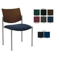 thumbnail image 4 of KFI Studios Evolve Dining Chair, Chocolate Wood Back, Navy Seat, 4 of 5