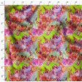 thumbnail image 4 of Soimoi Pink polyester Crepe Fabric Colorful Butterfly Decor Fabric Printed Yard 42 Inch Wide, 4 of 5