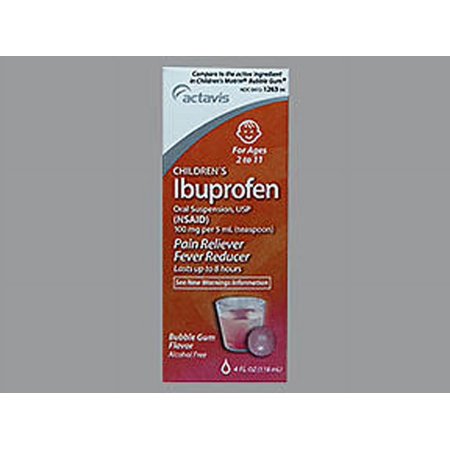 Actavis Children's Bubble Gum Ibuprofen, 4 Fl. Oz.