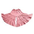 thumbnail image 6 of Girls Wide Leg Cotton Pants Kids Paperbag High Elastic Waist Palazzo Trousers Boho Summer Baggy Loose Plain Casual Beachwear, 6 of 7