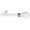 White, variant on Urbanest 3/4" Odette Curtain Rod, 48"-84", White With White Rod