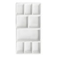 thumbnail image 2 of Ceramic Paint Pallet Rectangular Pigment Tray Oil Painting Pallet (White), 2 of 8