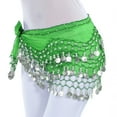 thumbnail image 2 of THDHVS Women's Skirts,Women Belt Skirt for Belly Dance Jingly Wrap Scarf with Metallic Discs Performance for Stage or Festive Cultural Celebrations,Skirts for Women Trendy, 2 of 5