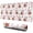 White Cow Strawberry, variant on Long Mouse Pads for Desk,Pink Cow Sweet Pattern Desk Mats on Top Of Desks, Desk Mouse Pad Extra Large with 3mm Non-Slip Base and Stitched Edge for Gaming,Office,Work,Home 31.5"x11.8"
