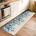 thumbnail image 2 of Spring Blue Floral 2'x6' Runner Rugs for Hallway Kitchen Bedside Non Slip, Farmhouse Weeping Floral Leaves Burlap Entryway Rug Runners with Rubber Backing, Long Carpet Runner for Laundry Room, 2 of 8