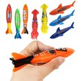 thumbnail image 1 of Juego de juguetes de buceo en alberca para niños, práctica de buceo y natación, torpedos d Toy Galaxy Toy Galaxy, 1 of 2