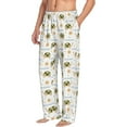 thumbnail image 2 of Daiia Sea Turtle Basking in the Sun Men's Sleep Pant with Pockets and Drawstring,Pajama Pants-Small, 2 of 9