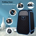 thumbnail image 2 of Portable Folding Full size Steam Sauna with 1000W&2.2L steam Generator. Personal Sauna Tent for Relaxation & Spa, 2 of 5