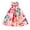 Pink, variant on Coerni Toddler Kids Girls Boho Dress Floral Flowers Bowknot Sleeveless Beach Straps Dress Toddler Summer Backless Dress