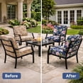 thumbnail image 5 of BrylaneHome Bh Outdoor Performance 2-Section Deep Seating Cushion, 5 of 6