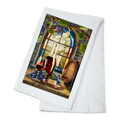 Washington - Cabernet Sauvignon - Lantern Press Original Poster (100% Cotton Kitchen