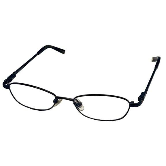 Jones New York Womens Metal Soft Rectangle Eyewear Frame, J132 Silver 47mm