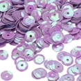 thumbnail image 4 of Loose Sequins,Glitter Sequins Embroidery Sequins for Jewelry Making Crafts Sewing Light Purple, 4 of 5