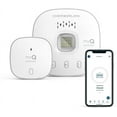 thumbnail image 1 of myQ Chamberlain Smart Garage Door Opener - Wireless Garage Hub and Sensor with Wifi & Bluetooth - Smartphone Controlled, New Design, myQ-G0401-ES, White, 1 of 4
