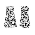 thumbnail image 7 of Naloa Yin And Yang Print Women's Summer Spring Casual Beach Sundress,Vacation Sleeveless Tank Crewneck Loose Dresses, 7 of 7