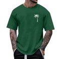 thumbnail image 2 of Styesk T-Shirts pour Homme Mode Décontractée Imprimé Col Rond Pull T-Shirt Manches Courtes Blouse, 2 of 6