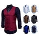thumbnail image 4 of Chaleco de traje casual de doble botonadura para hombre, chaleco de moda de talla europea para hombre, 4 of 5