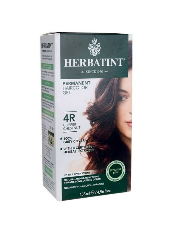 Herbatint Permanent Haircolor Gel 4R Copper Chestnut 1 Box