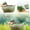 C, variant on 9.45-Inch Ceramic Bird Bath Bowl for Outdoors - Ground Bird Feeder & Water Bath for Garden, Tabletop, Deck, Balcony & Lawn - Decorative Wild Bird Attractor