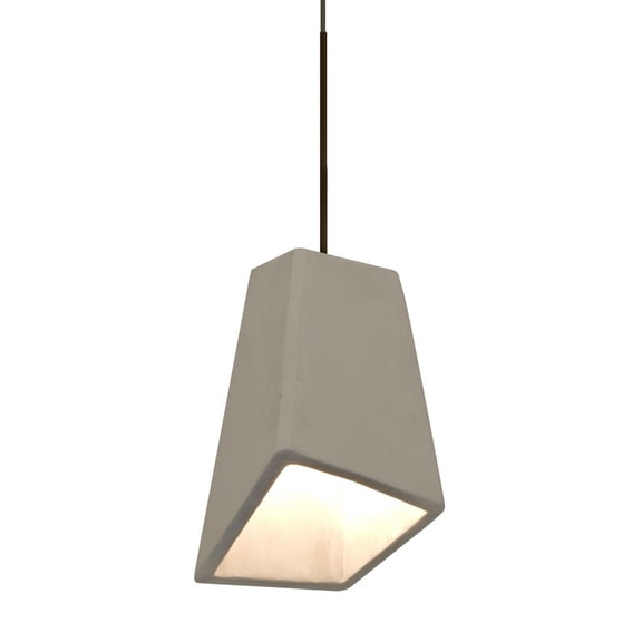 Besa Lighting - Skip-One Light Pendant with Flat Canopy-4 Inches Wide by 6