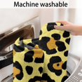 thumbnail image 5 of Yellow and Black Leopard Pattern Bathroom Rugs Mat,Non Slip Microfiber Bathroom Rug,Rubber Backing,Soft Bathroom Mats for Bathroom Floor,Tub and Shower,17x30in(43x75cm), 5 of 5