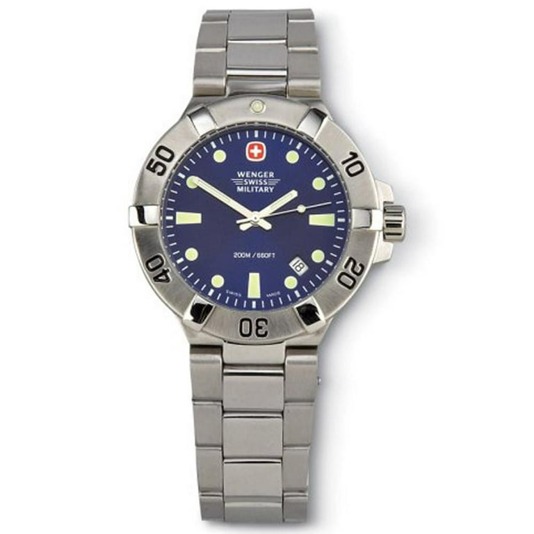 Wenger stainless steel watch hot sale