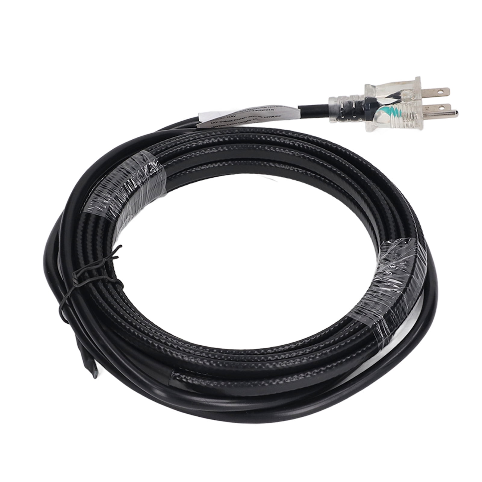 Pipe Heat Tape, US Standard 110V Fast Warming Plug And Play Water Pipe Heating Cable  For Basement 5m/196.9in