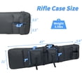 thumbnail image 5 of Sutekus Double Gun Case Range Bag With Divider and Storage Pockets Multifunctional Storage Bag, 47" Black, 5 of 6