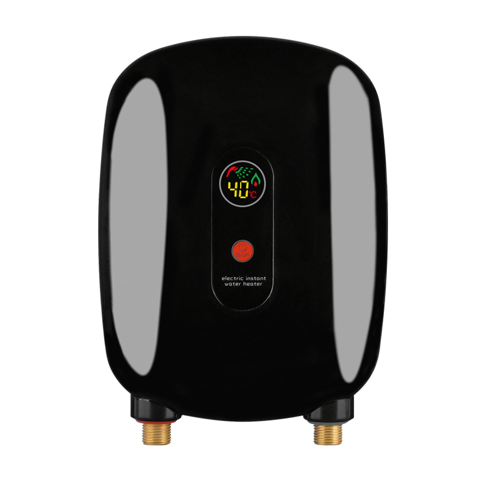 3000W Mini Electric Tankless Instant Hot Water Heater for Sink, Kitchen Washing, 110V Instant Water Heater Under Sink 68-126°F Wall-Mounted Tankless Electric Water Heater with LCD Display