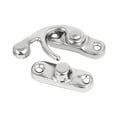 thumbnail image 4 of Unique Bargains Gift Box Left Swing Metal Arm Clasp Latches Toggle Hasp Silver Tone 10Pcs, 4 of 5