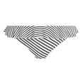 thumbnail image 3 of Freya Jewel Cove Italini with Frill Swim Brief (7235),Medium,Stripe Black, 3 of 4