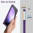 thumbnail image 3 of JETech Slim Fit Case for Samsung Galaxy S23 FE 6.4-Inch, Flexible Soft TPU Shockproof Thin Phone Cover with Matte Finish (Deep Purple), 3 of 6