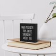 thumbnail image 6 of Zomyto 5x5 Inches When You Excel Thank You Gifts Office Decor Funny Inspirational Desk Decor Wooden Box Sign, 6 of 6