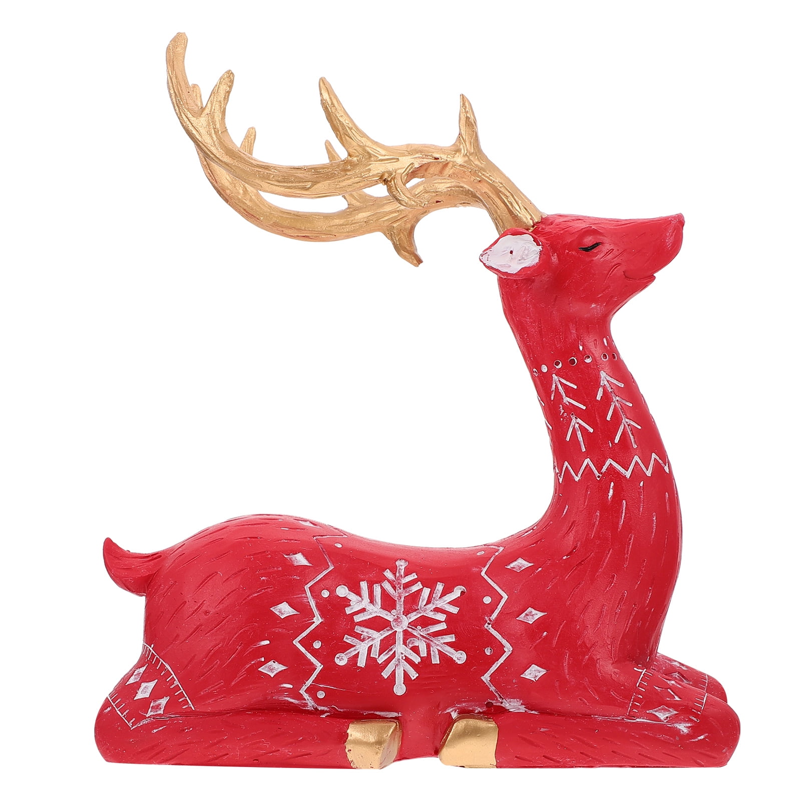 Frcolor Reindeer Deer Figurines Christmas Holiday Xmas Elk Christmas