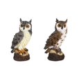 thumbnail image 1 of 2x Espantapájaros De Pájaro De Señuelo De Búho Con Cuernos Realistas Para Adorno De Estatua De Jardín De Patio, 1 of 9