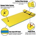 thumbnail image 4 of HALLOLURE 12.8*5FT/8.5*6FT Floating Water Pad Mat for Pool, Beach, Ocean, Lake, 3 Layer Floating Foam Fun Mat for Water Recreation and Relaxing,  Indoor carpet, 4 of 7