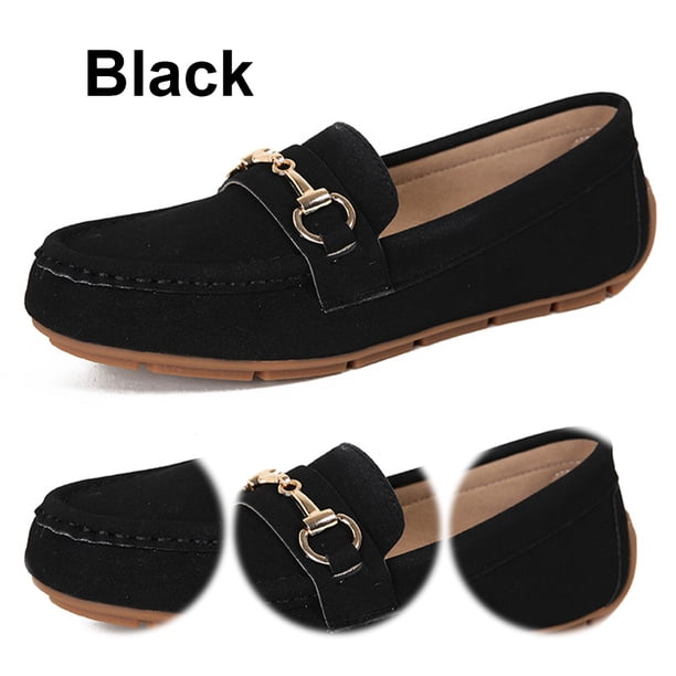 Mocasines Elegantes Zapatos Planos para Mujer Slip On Casual Penny Ligero Negocios