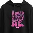 thumbnail image 3 of Barbie the Movie - You Inspire Me - Juniors Cropped Pullover Hoodie, 3 of 5