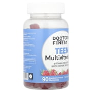Doctors Finest Multi Vitamin for Teens, Raspberry, 90 Gummies