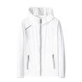 thumbnail image 4 of Akiihool Mens Windbreaker Mens Windproof Jacket Waterproof Lightweight Sportswear Jacket Casual Bomber Jacket (White,5XL), 4 of 5