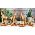 thumbnail image 7 of Ebros Set of 4 Miniature 4 Poses Safari Giraffe Figurines 3.5" Height Home Decor, 7 of 7