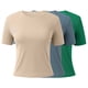 thumbnail image 5 of Camiseta básica de manga corta ajustada para mujer: camiseta de poliéster ajustada, top informal de verano, tallas S-XXL, estampado floral, apta para múltiples ocasiones, 5 of 6
