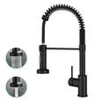 thumbnail image 6 of Senlesen Matte Black Kitchen Sink Faucet Single Handle Pull Down Sprayer Mixer Tap, 6 of 12