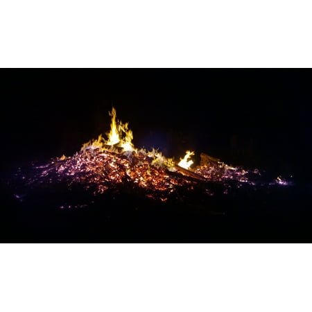 LAMINATED POSTER Ash Embers Fire Wood Hot Heat Campfire Burn Poster Print 24 x